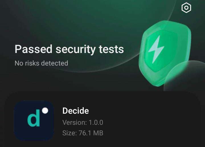 Xiaomi security scan: No risks detected